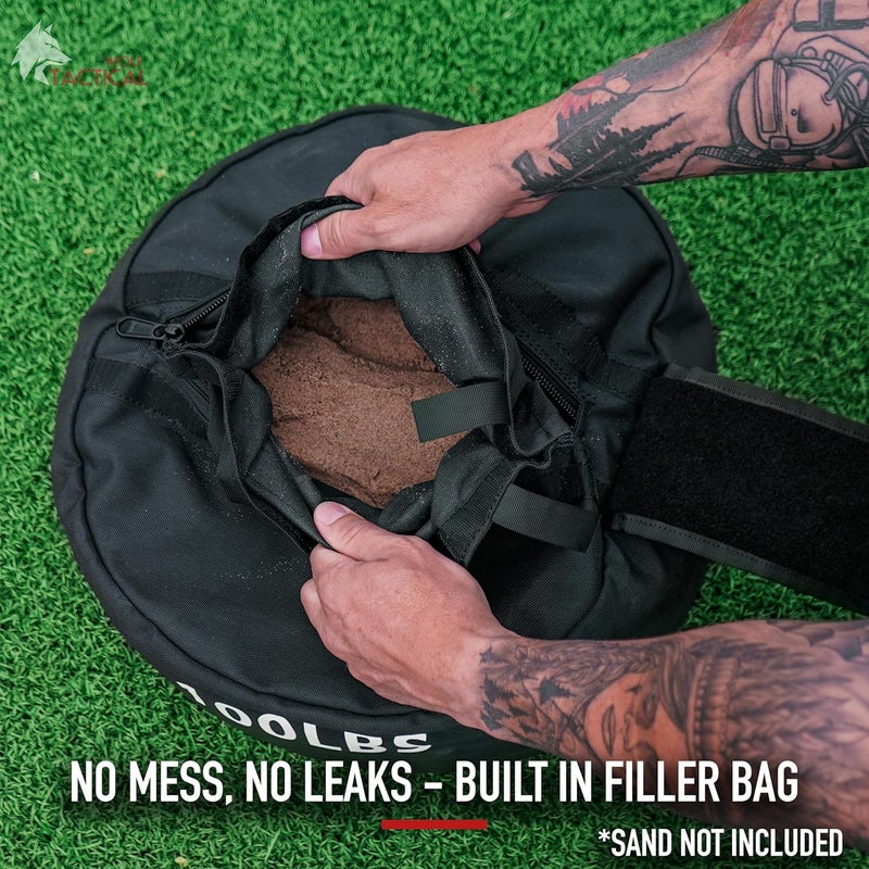 WOLF TACTICAL Sandbag Workout Bag Sand Bags for Weight Training Workout Sandbag Fitness Sand Bag - Image 5